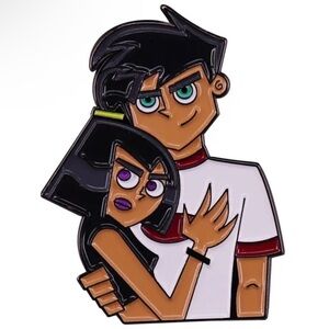 Danny Phantom, Teenage Danny & Samantha "Sam" Manson Enamel Pin